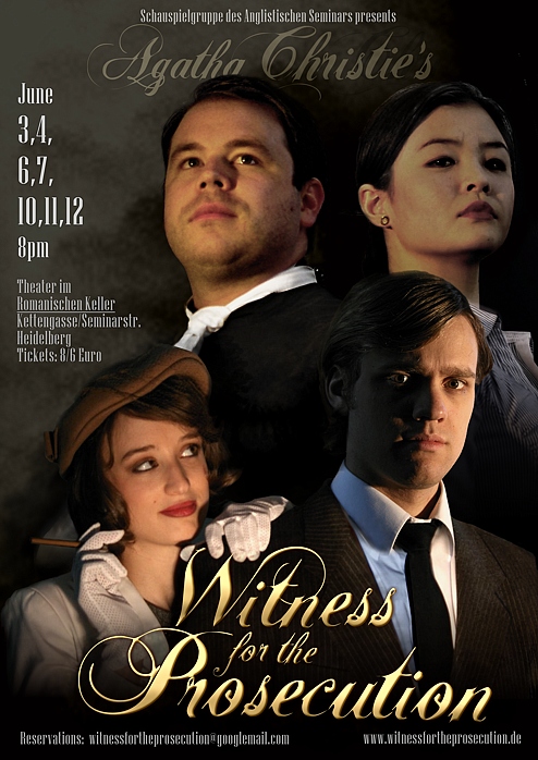 Witness for the Prosecution Theater-Plakat